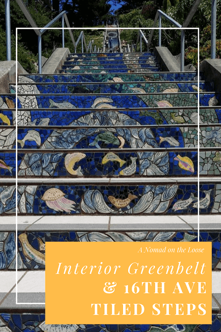 Interior Greenbelt Mount Sutro 16th Ave. Tiled Steps