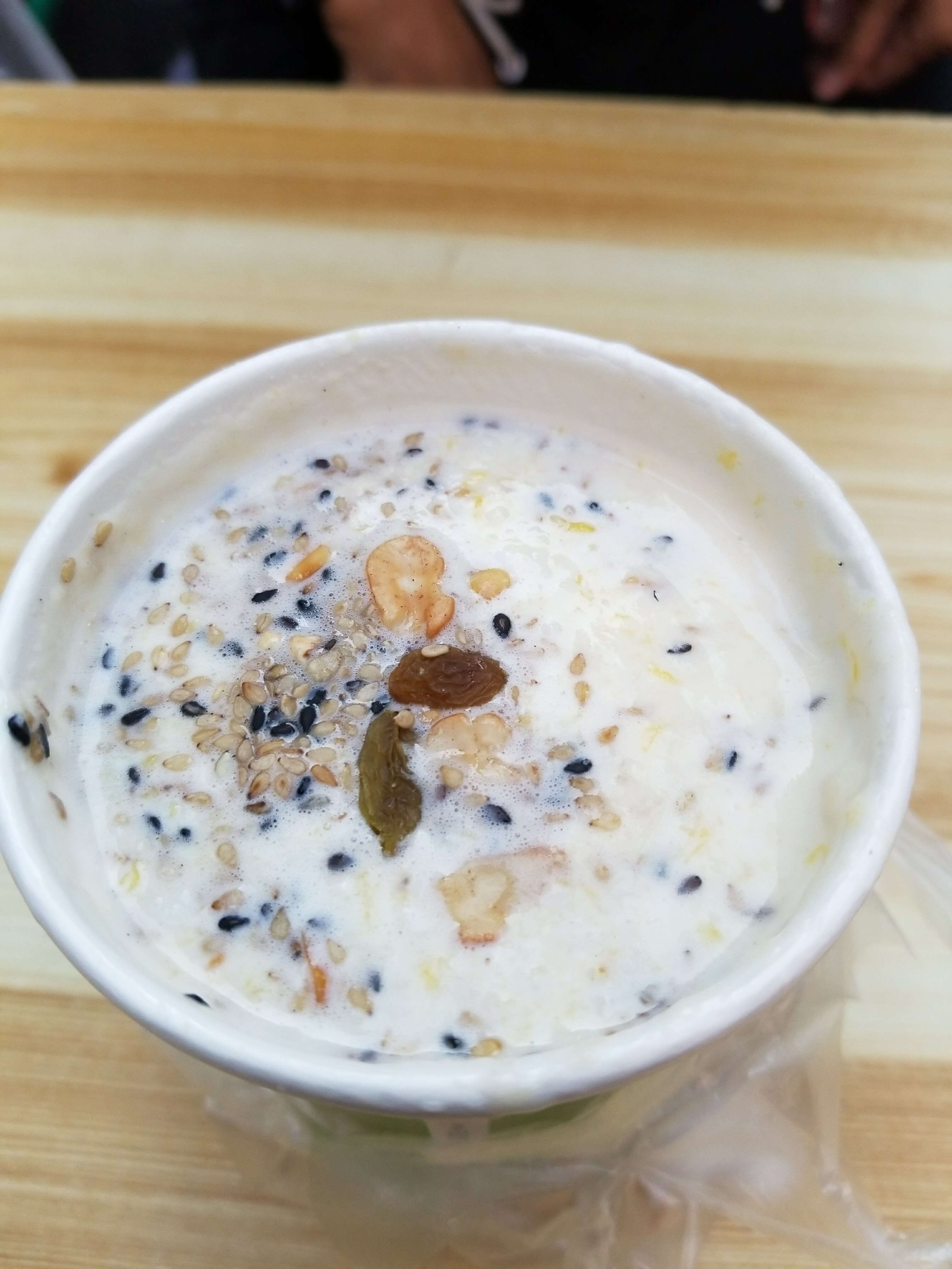 Niu Nai Lao Zao, or Milk with Fermented Glutinous Rice