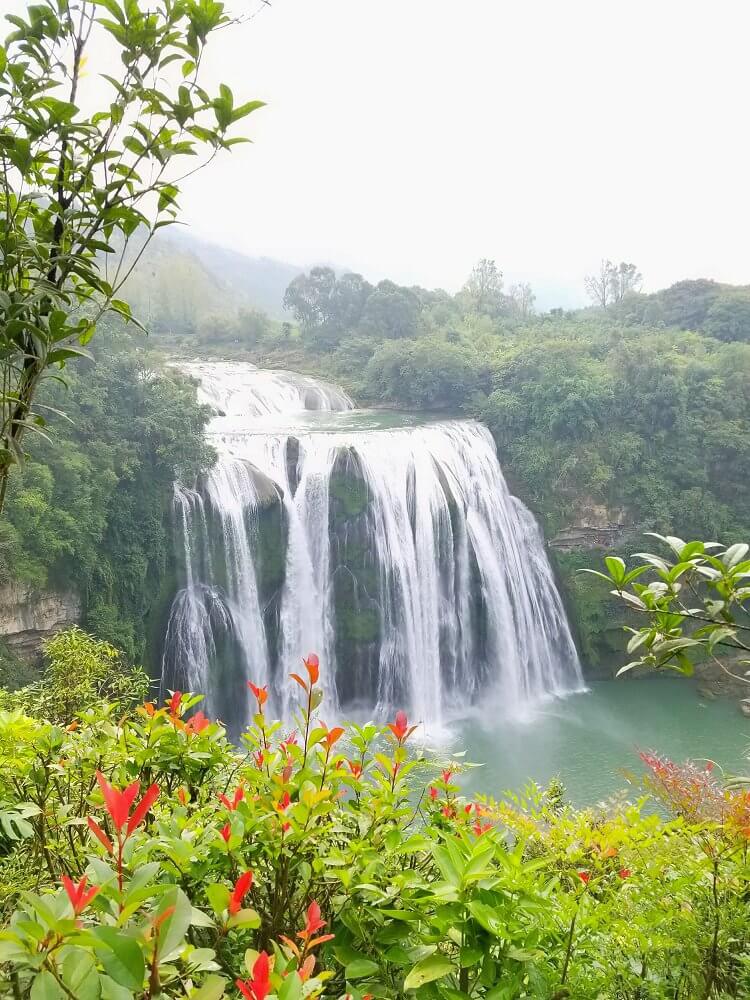 Huangguoshu Waterfall aerial