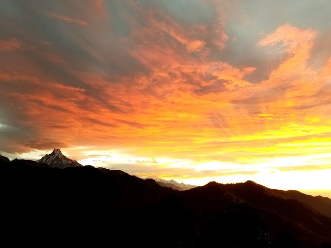 Annapurna Poon Hill sunrise