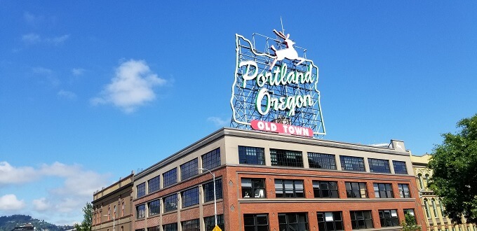 Portland Oregon sign