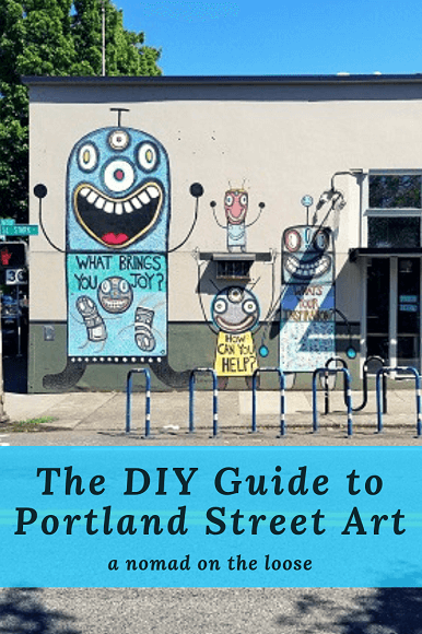 Portland street art crawl: join me on this DIY art crawl on a bike or on foot!