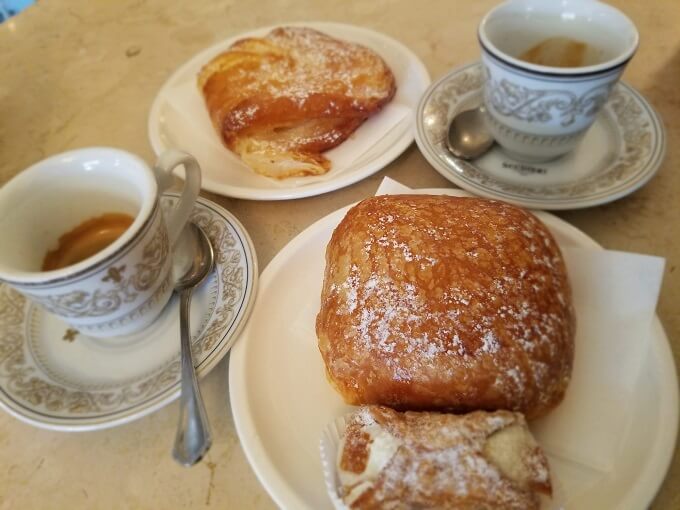 typical Italian breakfast