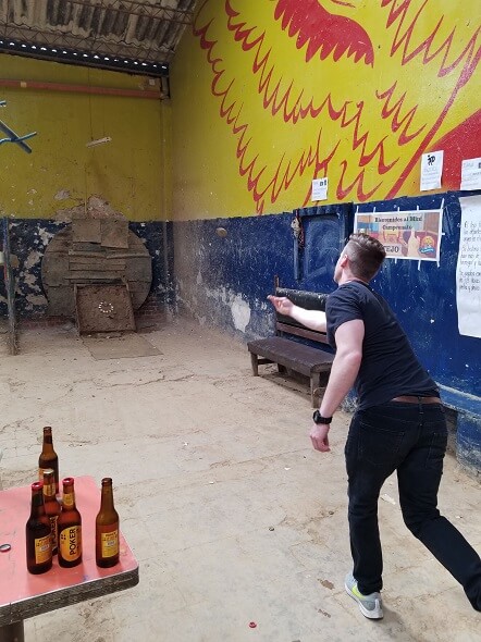 playing tejo