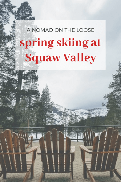 spring skiing Squaw Valley