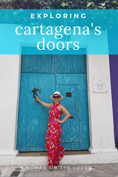 Cartagena's doors - stunning and colorful