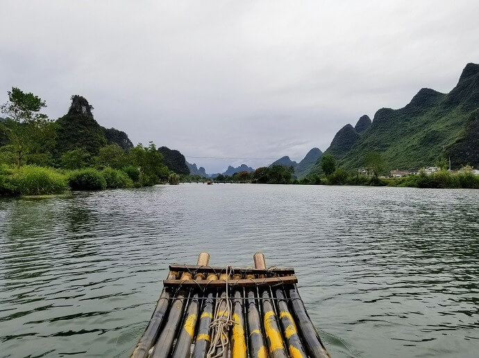 Yulong River bamboo rafting